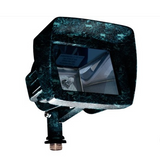 Dabmar Lighting LV105-VG-HOOD Cast Aluminum Directional Area Flood Light, 2-Pin Hood, Verde Green Finish