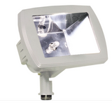 Dabmar Lighting LV105-L3-64K-W Cast Alum Directional Area Flood Light 12V 2-Pin LED 3W 6400K in White Finish