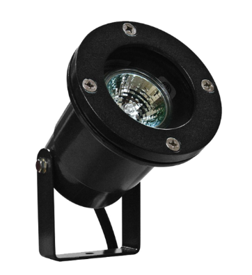 Dabmar Lighting LV108-L3-65K-B Cast Aluminum Spot Light, 2-Pin LED, Color Temperature 6500K, Black Finish