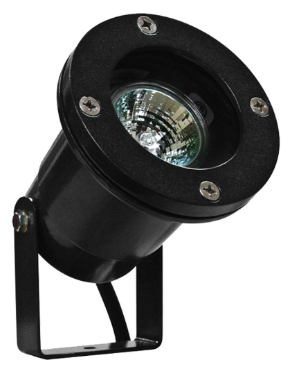 Dabmar Lighting LV108-L7-65K-B Cast Alum Spot Light 12V 2-Pin LED 7W 6500K in Black Finish