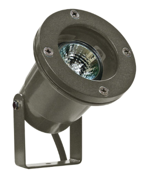 Dabmar Lighting LV108-L7-65K-BZ Cast Alum Spot Light 12V 2-Pin LED 7W 6500K in Bronze Finish