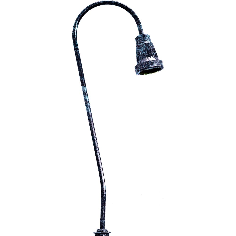 Dabmar Lighting LV113-L7-65K-VG LED Cast Aluminum Path Light W/ 2-Pin, 12V, Color Temperature 6500K, Verde Green Finish