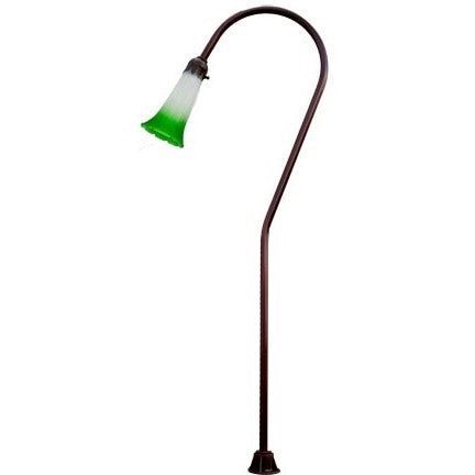 Dabmar Lighting LV114-EVERGREEN-L3-64K-ABZ 28" Led Pathway Light W/ Evergreen Shade, Color Temperature 6400K, 12V, Antique Bronze Finish