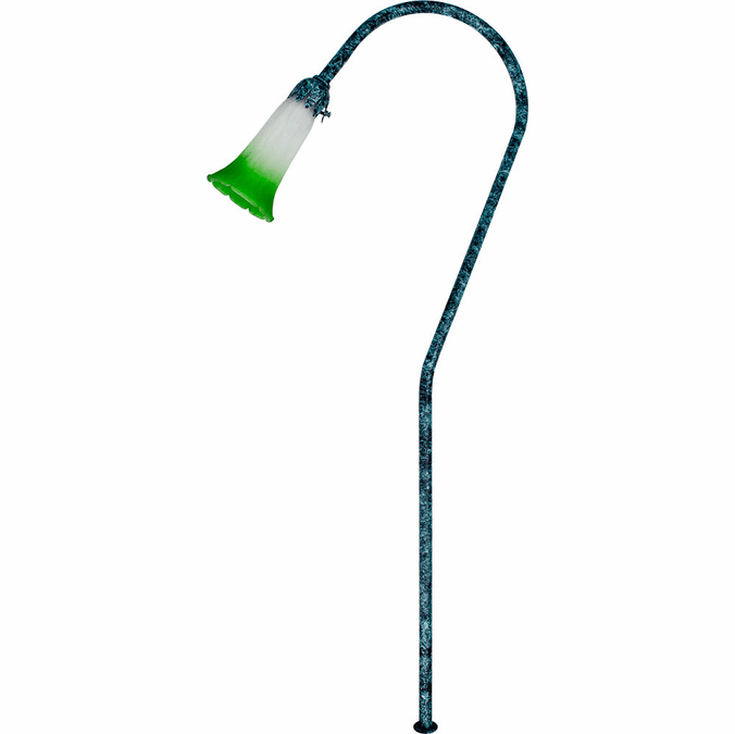 Dabmar Lighting LV114-EVERGREEN-L3-64K-VG 28" Led Pathway Light W/ Evergreen Shade, Color Temperature 6400K, 12V, Verde Green Finish