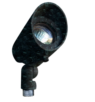 Dabmar Lighting LV130-L7-65K-VG Cast Alum Spot Light 12V 2-Pin LED 7W 6500K Hood in Verde Green Finish