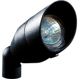 Dabmar Lighting LV190-L3-65K-B LED Cast Aluminum Directional Spotlight W/2-Pin, 12V, Color Temperature 6500K, Black Finish