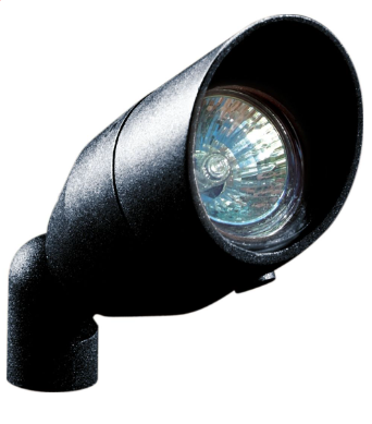 Dabmar Lighting LV190-L4-RGBW-B Cast Aluminum Spot Light 2-Pin LED with Hood, Voltage 12V, Wattage 4W, Multi-Color Temperature. Black Finish