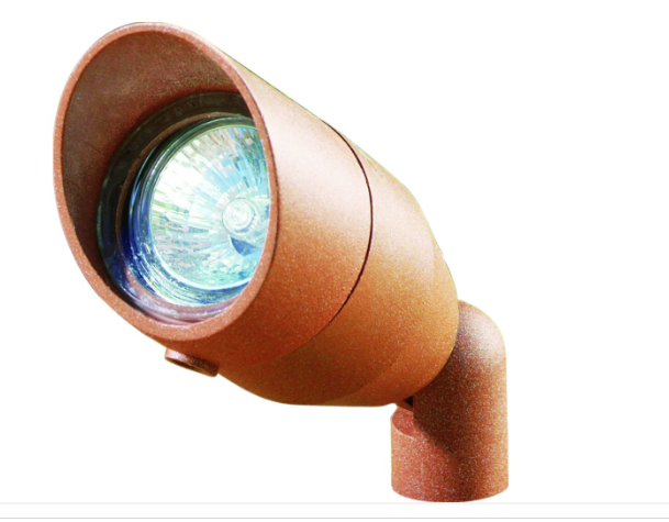 Dabmar Lighting LV190-L5-65K-DS Cast Alum Spot Light 12V 2-Pin LED 5W 6500K Hood in Dark Sand Finish