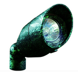 Dabmar Lighting LV190-L5-27K-VG Cast Alum Spot Light 12V 2-Pin LED 5W 2700K Hood in Verde Green Finish