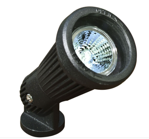 Dabmar Lighting LV200-L3-27K-B Cast Alum Spot Light 12V 2-Pin LED 3W 2700K in Black Finish