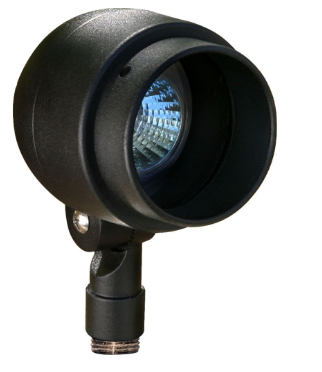 Dabmar Lighting LV201-L5-65K-B Cast Aluminum Directional Spotlight 2-Pin LED, Voltage 12V, Wattage 5W, Color Temperature 6500K, Black Finish