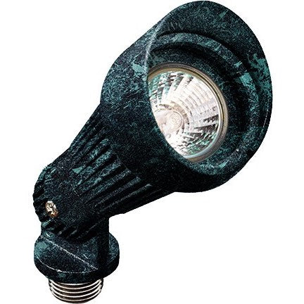 Dabmar Lighting LV203-L3-27K-VG LED Cast Aluminum Spot Light W/2-Pin, 12V, Color Temperature 2700K, Verde Green Hood