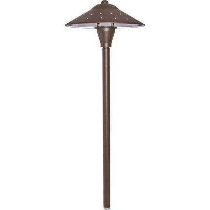 Dabmar Lighting LV214-23-BZ Cast Aluminum JC Halogen Path Light, 12V, Bronze Finish