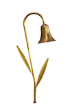 Dabmar Lighting LV215L-ABS Brass Path / Walkway / Area Light with Decorative Leaves in Antique Brass Finish