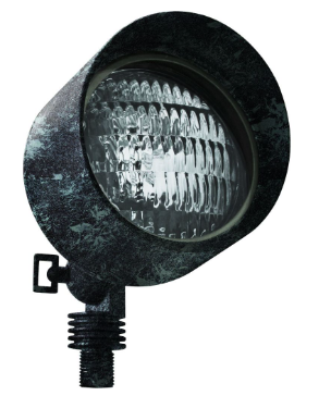 Dabmar Lighting LV23-L6-30K-VG Cast Alum Spot Light 12V Screw LED 6W 3000K Hood in Verde Green Finish
