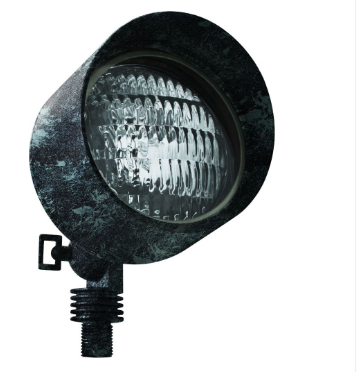 Dabmar Lighting LV23-VG Cast Aluminum Directional Spot Light Screw LED with Hood, Voltage 12V, Verde Green Finish