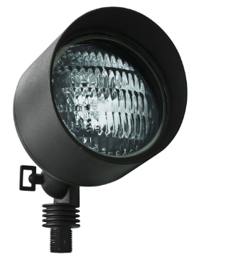 Dabmar Lighting LV23-L9-RGBW-B Cast Aluminum Spot Light Screw LED with Hood, Voltage 12V, Wattage 9W, Multi-Color Temperature, Black Finish
