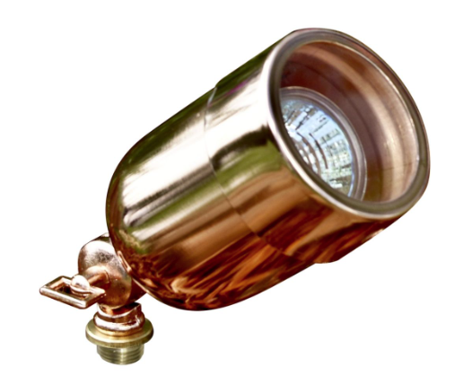 Dabmar Lighting LV29-CP Solid Brass Directional Spotlight in Copper Finish