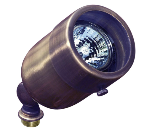 Dabmar Lighting LV29-L3-27K-ABZ Brass Spot Light 12V 2-Pin LED 3W 2700K in Antique Bronze Finish