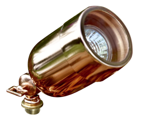 Dabmar Lighting LV29-L3-27K-CP Brass Spot Light 12V 2-Pin LED 3W 2700K in Copper Finish