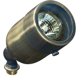 Dabmar Lighting LV29-L5-65K-ABS LED Brass Spot Low Voltage Landscape Light W/ 2-Pin, 12V, Color Temperature 6500K, Antique Brass Finish