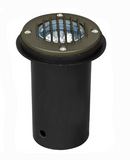 Dabmar Lighting LV300-L5-65K-BZ LED Cast Aluminum In-Ground Well Light w/ Grill, Color Temperature 6500K, Bronze Finish