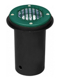 Dabmar Lighting LV300-L5-65K-G Cast Alum In-Ground Well Light w/ Grill 12V 2-Pin LED 5W 6500K in Green Finish