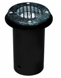 Dabmar Lighting LV300-VG Modern Verde Green Halogen Low Voltage Outdoor Cast Aluminum Well Light with Grill