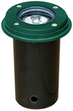 Dabmar Lighting LV301-G Cast Alum In-Ground Well Light 12V 2-Pin No Lamp in Green Finish