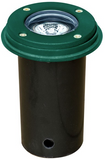 Dabmar Lighting LV301-L3-65K-G Cast Alum In-Ground Well Light 12V 2-Pin LED 3W 6500K in Green Finish