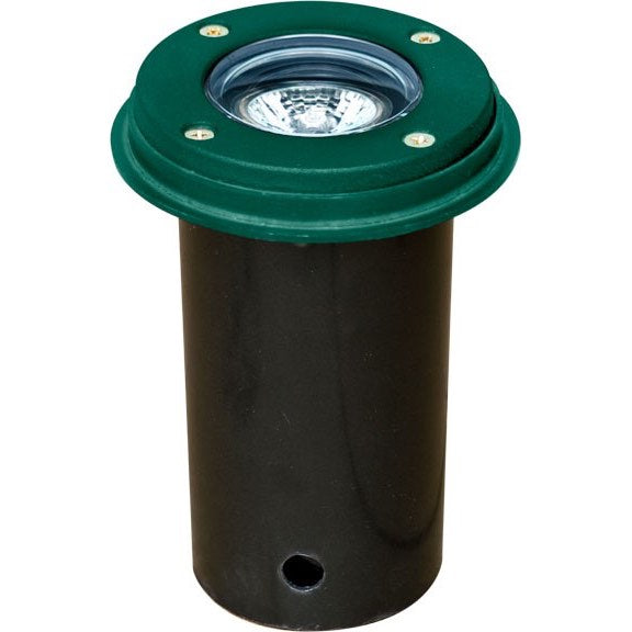 Dabmar Lighting LV301-L7-27K-G Cast Aluminum In-Ground Well Light 2-Pin LED, Voltage 12V, Wattage 7W, Color Temperature 2700k, Green Finish