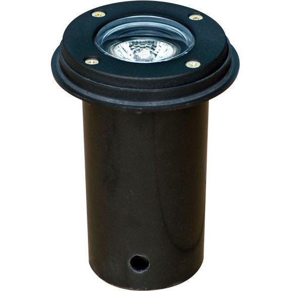 Dabmar Lighting LV301-L7-65K-B Cast Aluminum In-Ground Well Light 2-Pin LED, Voltage 12V, Wattage 7W, Color Temperature 6500k, Black Finish