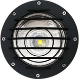 Dabmar Lighting LV305-L4-RGBW-B LED In-Ground Well Light W/ Grill - MR16 Lamp- RGB Tunable, 12V, Color Temperature RGBW, Black Finish