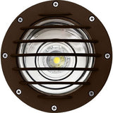 Dabmar Lighting LV305-L5-27K-BZ LED In-Ground MR16 Well Light W/ Grill, 12V, Color Temperature 2700K, Bronze Finish