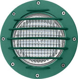 Dabmar Lighting LV305-L5-27K-G LED In-Ground MR16 Well Light W/ Grill, 12V, Color Temperature 2700K, Green Finish