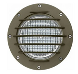 Dabmar Lighting LV305-L6-30K-BZ LED In-Ground Well Light W/ Grill, 12V, Color Temperature 3000K, Bronze Finish