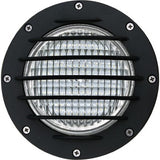 Dabmar Lighting LV305-L6-30K-B LED In-Ground Well Light W/ Grill, 12V, Color Temperature 3000K, Black Finish