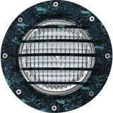 Dabmar Lighting LV305-L6-64K-VG LED In-Ground Well Light W/ Grill, 12V, Color Temperature 6400K, Verde Green Finish