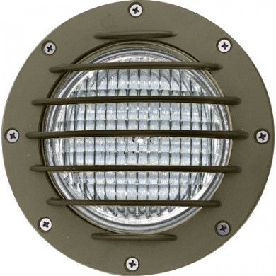 Dabmar Lighting LV305-L9-30K-BZ LED In-Ground MR16 Well Light W/ Grill, 12V, Color Temperature 3000K, Bronze Finish