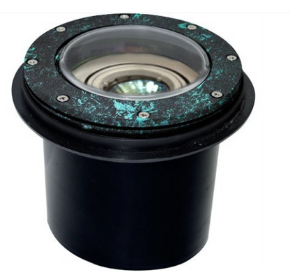 Dabmar Lighting LV306-L5-27K-VG Cast Alum In-Ground Well Light 12V 2-Pin LED 5W 2700K in Verde Green Finish