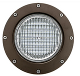 Dabmar Lighting LV306-L9-30K-BZ Cast Alum In-Ground Well Light 12V Screw LED 9W 3000K in Bronze Finish