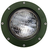 Dabmar Lighting LV306-L9-30K-G Cast Alum In-Ground Well Light 12V Screw LED 9W 3000K in Green Finish