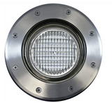 Dabmar Lighting LV306-L9-30K-SS304 Cast Alum In-Ground Well Light 12V Screw LED 9W 3000K in Stainless Steel Finish