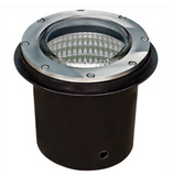 Dabmar Lighting LV306-L9-64K-SS304 Cast Alum In-Ground Well Light 12V Screw LED 9W 6400K in Stainless Steel Finish