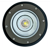 Dabmar Lighting LV306-L7-65K-BZ Cast Alum In-Ground Well Light 12V 2-Pin LED 7W 6500K in Bronze Finish