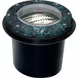 Dabmar Lighting LV306-VG LED In-Ground PAR36 Lamp Well Light W/Sleeve Without Grill Included, 12V, Verde Green Finish