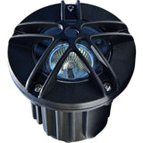 Dabmar Lighting LV343-B LED Polybutylene Terephthalate Adjustable In-Ground Well Light W/Star Grill, Black Finish