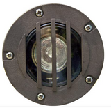 Dabmar Lighting LV346-L5-27K-BZ PBT In-Ground Well Light w/ Grill 12V 2-Pin LED 5W 2700K in Bronze Finish