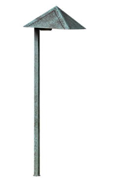 Dabmar Lighting LV45-AG Solid Brass Path Light 20W JC 12V in Acid Green Finish