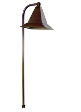 Dabmar Lighting LV46-L3-30K-ABZ Brass Path Light G4 LED, Voltage 12V, Wattage 3W, Color Temperature 3000K, Antique Bronze Finish
